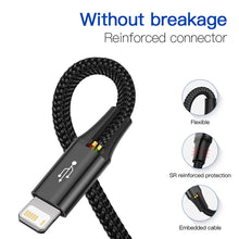 Load image into Gallery viewer, 3 in 1 USB Cable Type C Cable for Samsung S20 Xiaomi Mi 9 4 in 1 Cable for iPhone 12 X 11 Pro Max Charger Micro USB Cable
