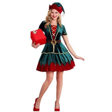 Load image into Gallery viewer, Men Women Christmas Adult Santa Claus Cosplay Costume Carnival Xmas Party Elf Festival Couple Fancy Dress Stage Costume
