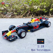 Load image into Gallery viewer, 1:18 F1 Red Bull RB13 No. 33 Max Verstappen manufacturer authorized simulation alloy car model decoration collection toy
