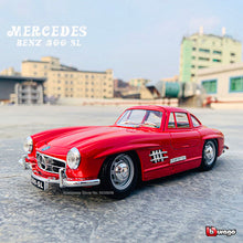 Load image into Gallery viewer, 1:24 The latest model is 1954 Mercedes 300 SL simulation alloy car model crafts decoration collection toy tools gift
