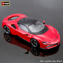 Load image into Gallery viewer, 1:24 Ferrari SF90 Stradale Car Model Die-casting Metal Model Children Toy Boyfriend Gift Simulated Alloy Car Collection
