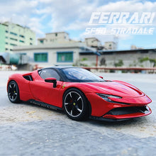 Load image into Gallery viewer, 1:24 Ferrari SF90 Stradale Car Model Die-casting Metal Model Children Toy Boyfriend Gift Simulated Alloy Car Collection
