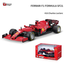 Load image into Gallery viewer, 1:43 2020 F1 SF1000 Ferrari #5 #16 Formula One Ferrari Ferrari Team Alloy car model die casting model simulation
