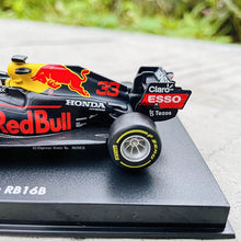 Load image into Gallery viewer, 1:43 2021 F1 Red Bull Racing RB16B 33# Max Verstappen racing model simulation car model alloy car toy collection gift
