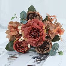 Load image into Gallery viewer, Hydrangea Roses Artificial Flowers for Home Wedding Decorations

