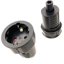 Load image into Gallery viewer, Black  16A 250V Korea Russia France Germany Grounded Industry Assemble Wired Power Cable Connector Female Male Socket Plug
