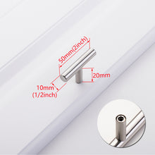 Load image into Gallery viewer, Doorknob Black Golden Cupboard Handle Brushed Stainless Steel Kitchen Cabinet Door Knob Furniture Drawer Pull  Hardware Pulls  Bar Handle
