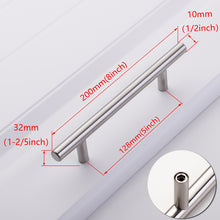 Load image into Gallery viewer, Doorknob Black Golden Cupboard Handle Brushed Stainless Steel Kitchen Cabinet Door Knob Furniture Drawer Pull  Hardware Pulls  Bar Handle
