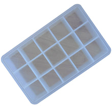 Load image into Gallery viewer, Black Grade Silicone 15-grid Cube Jumbo Silicone Ice Cube Square Tray Mold Mould Non-toxic Durable Bar Pub Wine Ice Blocks Maker
