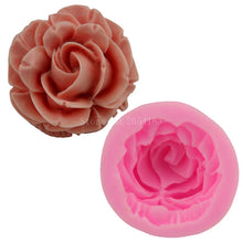 Load image into Gallery viewer, Bloom Rose Silicone Cake Mold 3D Flower Fondant Mold Cupcake Jelly Candy Chocolate Decoration Baking Tool Moulds FQ2825
