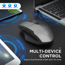 Load image into Gallery viewer, Bluetooth 2.4G USB Wireless Mouse for Computer Laptop PC Silent Rechargeable Charging Home Game Ergonomic Noiseless Mouse
