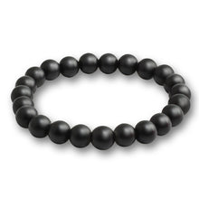Load image into Gallery viewer, Buddha Black White Natural Stone Rock Lava Beads Strand Bracelet Men Women Rosary Bracelets Meditation Bangles Yoga Jewelry Gift
