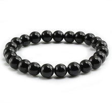Load image into Gallery viewer, Buddha Black White Natural Stone Rock Lava Beads Strand Bracelet Men Women Rosary Bracelets Meditation Bangles Yoga Jewelry Gift

