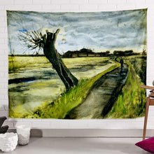 Load image into Gallery viewer, Boho Decoration Home Decor Aesthetic Room Decor Tapestry Van Gogh Oil Painting Wall Cloth Background Cloth Decoration Mural

