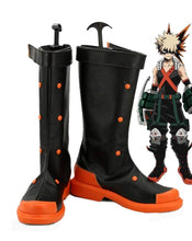 Load image into Gallery viewer, Boku no Hero Academia My Hero Academia Katsuki Bakugo Boots Cosplay Shoes Halloween Cosplay Party Shoes for Men and Wowen
