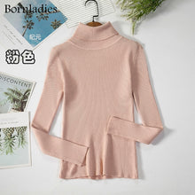 Load image into Gallery viewer, Basic Turtleneck Women Sweaters Autumn Winter Tops Slim Women Pullover Knitted Sweater Jumper Soft Warm Pull
