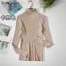 Load image into Gallery viewer, Basic Turtleneck Women Sweaters Autumn Winter Tops Slim Women Pullover Knitted Sweater Jumper Soft Warm Pull
