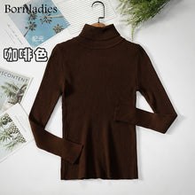 Load image into Gallery viewer, Basic Turtleneck Women Sweaters Autumn Winter Tops Slim Women Pullover Knitted Sweater Jumper Soft Warm Pull

