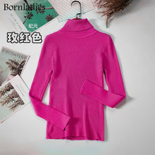 Load image into Gallery viewer, Basic Turtleneck Women Sweaters Autumn Winter Tops Slim Women Pullover Knitted Sweater Jumper Soft Warm Pull
