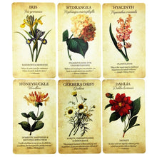 Load image into Gallery viewer, Botanical Inspiration Oracle Cards Full English 45 Cards Deck Tarot Mysterious Divination Family Party Board Game Drop Shipping
