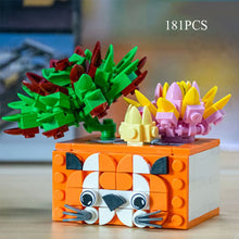 Load image into Gallery viewer, Bouquet DIY Building Blocks Romantic Rose Flower Bonsai Cactus Flower Plant 3D Model Bricks Children's Educational Toy Girl Gift
