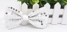 Load image into Gallery viewer, Boy Girl Men Woman Sequin Hat Bow Tie Gloves for Fancy Dress  Birthday Party Cap Jazz Hat Dance Show Tie Wedding Props Costume
