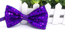 Load image into Gallery viewer, Boy Girl Men Woman Sequin Hat Bow Tie Gloves for Fancy Dress  Birthday Party Cap Jazz Hat Dance Show Tie Wedding Props Costume
