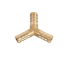 Load image into Gallery viewer, Brass Barb Pipe Fitting 2 3 4 way brass connector For 4mm 5mm 6mm 8mm 10mm 12mm 16mm 19mm hose copper Pagoda Water Tube Fittings
