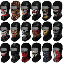 Load image into Gallery viewer, Breathable Balaclava Motorcycle Full Face Mask Army Tactical Neck Gaiter Sport Cycling Bandana Windproof Masque Camping Headband
