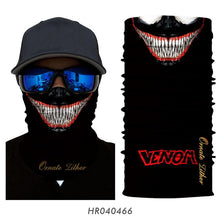 Load image into Gallery viewer, Breathable Mask Bandana Mascarillas Venom Neck Gaiter Cycling Face Mask Hiking Scarves Headband Summer Balaclava Bufanda Hombre
