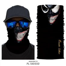 Load image into Gallery viewer, Breathable Mask Bandana Mascarillas Venom Neck Gaiter Cycling Face Mask Hiking Scarves Headband Summer Balaclava Bufanda Hombre
