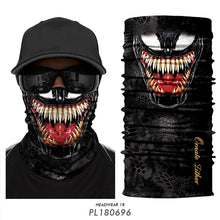 Load image into Gallery viewer, Breathable Mask Bandana Mascarillas Venom Neck Gaiter Cycling Face Mask Hiking Scarves Headband Summer Balaclava Bufanda Hombre
