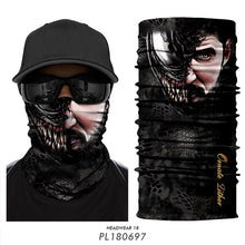 Load image into Gallery viewer, Breathable Mask Bandana Mascarillas Venom Neck Gaiter Cycling Face Mask Hiking Scarves Headband Summer Balaclava Bufanda Hombre
