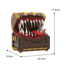 Load image into Gallery viewer, Bricklink Ideas Mimic Chest Box Game Figures Diabloed Final Fantasyed Treasure Chest Monster Dragon Quested Building Blocks Toys
