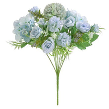 Load image into Gallery viewer, 3pcs Bride Holding Roses Bouquet Wedding Decorative Plants Vases for Home Decoration Accessories Artificial Flowers Scrapbooking
