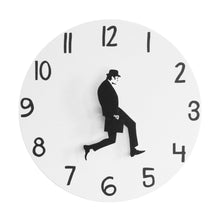 Load image into Gallery viewer, Wall Clock British Comedy Inspired Ministry Of Silly Walk Wall Clock Comedian Home Decor Novelty Wall Watch Funny Walking Silent Mute Clock
