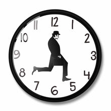 Load image into Gallery viewer, Wall Clock British Comedy Inspired Ministry Of Silly Walk Wall Clock Comedian Home Decor Novelty Wall Watch Funny Walking Silent Mute Clock
