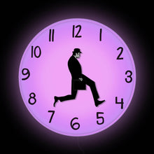 Load image into Gallery viewer, Wall Clock British Comedy Inspired Ministry Of Silly Walk Wall Clock Comedian Home Decor Novelty Wall Watch Funny Walking Silent Mute Clock

