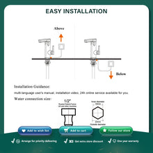 Load image into Gallery viewer, Briwellna Electric Water Heater 220V Kitchen Faucet Tankless Geysers Faucet Heater Heating Tap Instantaneous Heaters Robinet
