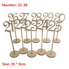 Load image into Gallery viewer, Wedding Table Number Table Cards Seat Cards Table Number Signs Place Holder Wedding Decoration Party Supplies Home Decoration
