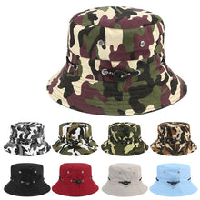 Load image into Gallery viewer, Bucket Hat For Men Women Unisex Beach Sun Hats Street Headwear Fisherman Outdoor Cap Summer Panama Adjustable Travel Caps

