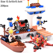 Load image into Gallery viewer, Building Block Large Pirate Ship Boat Black Pearl Silent Maria Adventure Caribbean Sea Educational Bricks Toy Boy Gift
