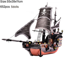 Load image into Gallery viewer, Building Block Large Pirate Ship Boat Black Pearl Silent Maria Adventure Caribbean Sea Educational Bricks Toy Boy Gift
