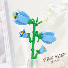 Load image into Gallery viewer, Building Blocks Flower Diy Plant Potted Tulip Lavender Simulation Bouquet Home Decoration Girl Gift Children Educational Toys
