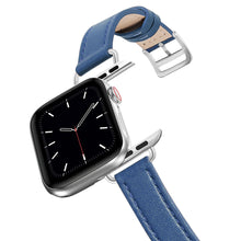 Load image into Gallery viewer, Real Leather Loop Bracelet Belt Band for Apple Watch SE 7654 42MM 38MM 44MM 40MM Strap on Smart iWatch 3 Watchband 45mm
