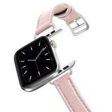 Load image into Gallery viewer, Real Leather Loop Bracelet Belt Band for Apple Watch SE 7654 42MM 38MM 44MM 40MM Strap on Smart iWatch 3 Watchband 45mm
