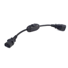 Load image into Gallery viewer, C14-C13 Extension Power Cord, IEC 320 C13 Female to C14 Male with 10A On/Off Switch Power Adapter Cable
