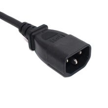 Load image into Gallery viewer, C14-C13 Extension Power Cord, IEC 320 C13 Female to C14 Male with 10A On/Off Switch Power Adapter Cable
