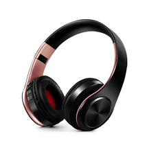 Load image into Gallery viewer, Earphone Bluetooth Headphones Over Ear Stereo Wireless Headset Soft Leather Earmuffs Built-in Mic for PC/Cell Phones/TV
