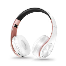 Load image into Gallery viewer, Earphone Bluetooth Headphones Over Ear Stereo Wireless Headset Soft Leather Earmuffs Built-in Mic for PC/Cell Phones/TV
